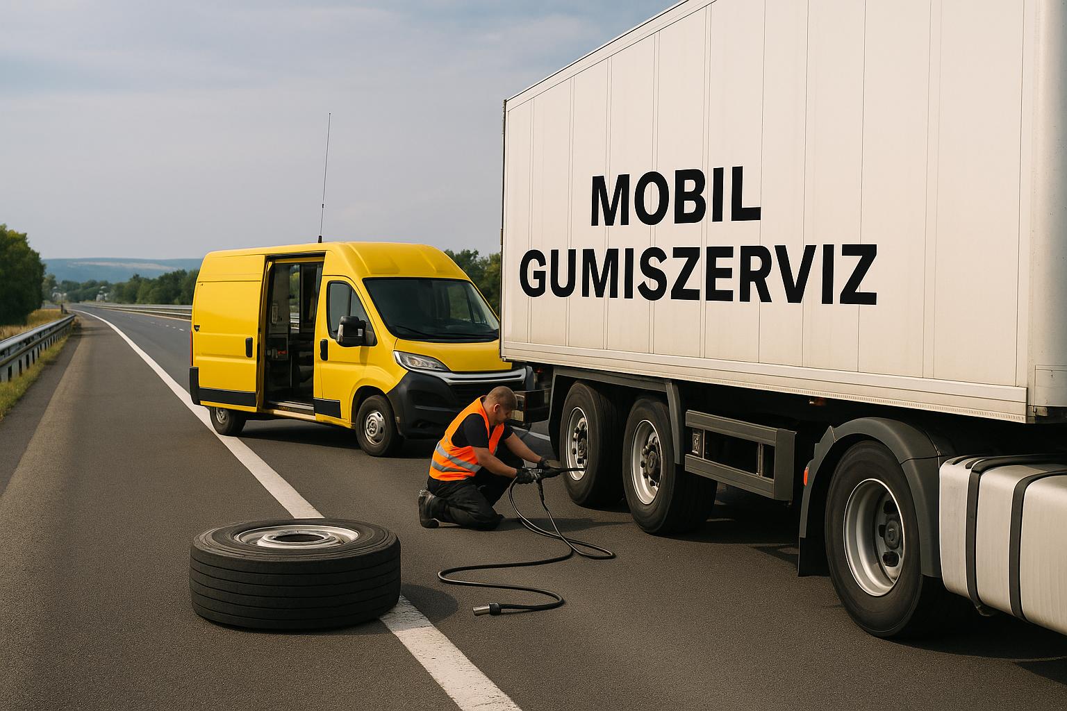 mobil gumiszerviz M30 autópálya 